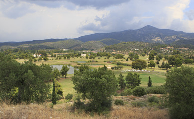 Golf course of Porto Carras.