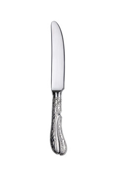 One kitchen knife isolated on a white background
