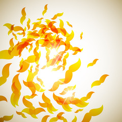 abstract background: mustache