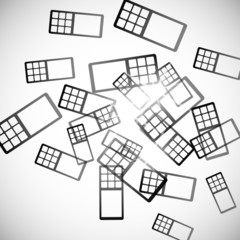 abstract background: phone