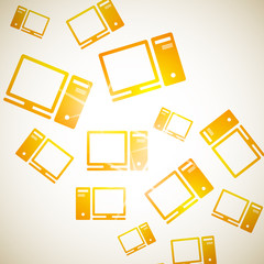 abstract background: computer