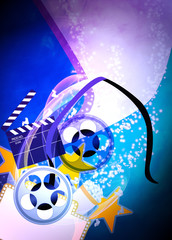 Cinema or movie background