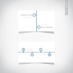 Business card template set, vector eps10