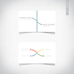 Business card template set, vector eps10