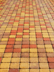 colorful stones pavement