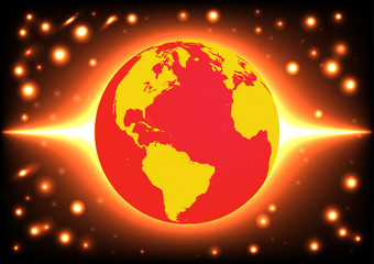 the red world in galaxy