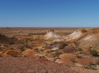 The breakaways near Cooper Pedy in Australia