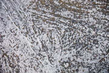 Gray concrete surface with rich and various texture