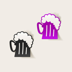 realistic design element: beer