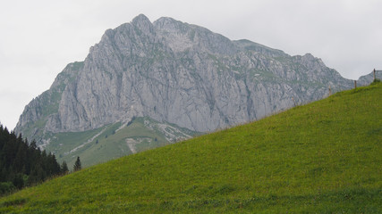 Fototapeta na wymiar Les Cornettes de Bise, Massif du Chablais