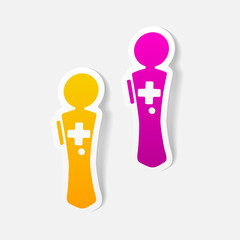 realistic design element: joystick