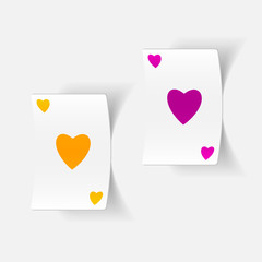 realistic design element: playing card