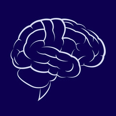 Symbol of the human brain