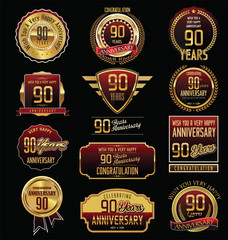 Anniversary golden label collection
