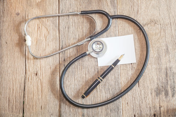 Fountain pen and Stethoscope