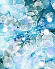 Abstract Winter background.Christma s abstract bokeh.