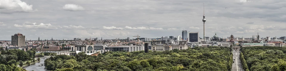 Deurstickers Berlijn Berlijn panorama