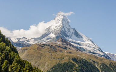 Zermatt, Dorf, Schweizer Alpen, Walliser Berge, Sommer, Schweiz