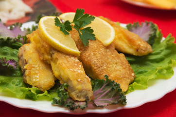 Delicious spiced catfish 