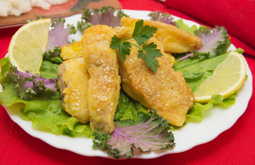 Delicious spiced catfish 
