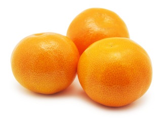 Mandarin isolated on white background