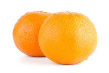 Ripe tangerine or mandarin