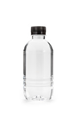 plastic water bottle isolated