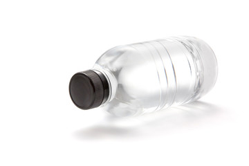 plastic water bottle isolated