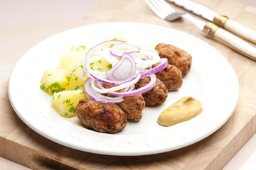 fritters of minced meat
