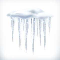Icicles, vector object
