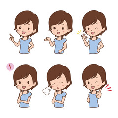 女性　バリエーション