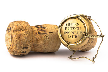 Champagnerkorken - Guten Rutsch ins neue Jahr!