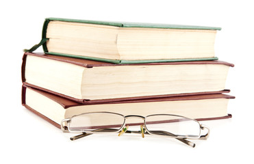 books and glasses
