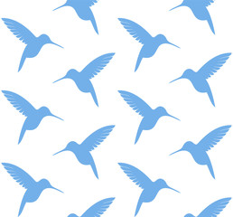 Hummingbird. Pattern