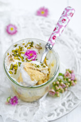 Autumn tiramisu with pumpkin