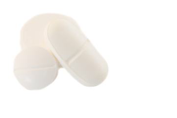 isolated medicine pills