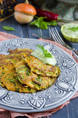 Vegetable pancakes