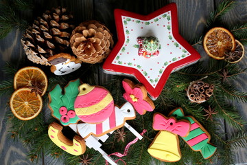 Пряники имбирные с глазурью