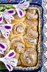 Fresh Sweet Homemade Cinnamon Rolls