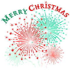 Christmas fireworks