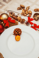 gold new year laying