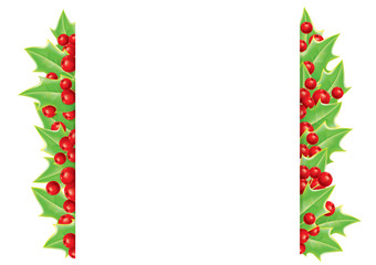 Background with holly