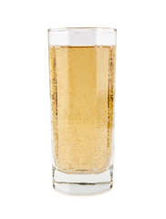 carbonated soft drink in a glass