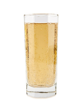 carbonated soft drink in a glass