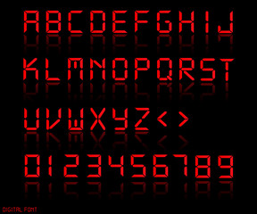 Digital Font Illustration