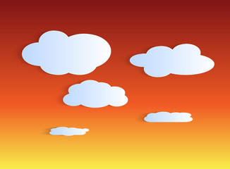 Twilight Sky Background Illustration