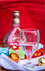 Beverages on the table