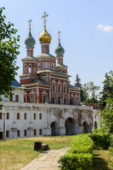 Fototapeta na wymiar scenic view of the Moscow Novodevichy Convent