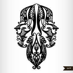 Zodiac signs black and white - Gemini