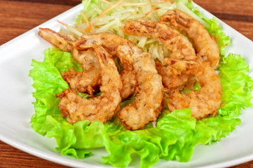 Fried shrimps